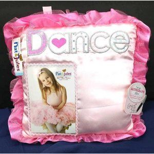 Ballet Class Autograph Satin Dance Pillow All That Dance Gift Photo Pocket Cute